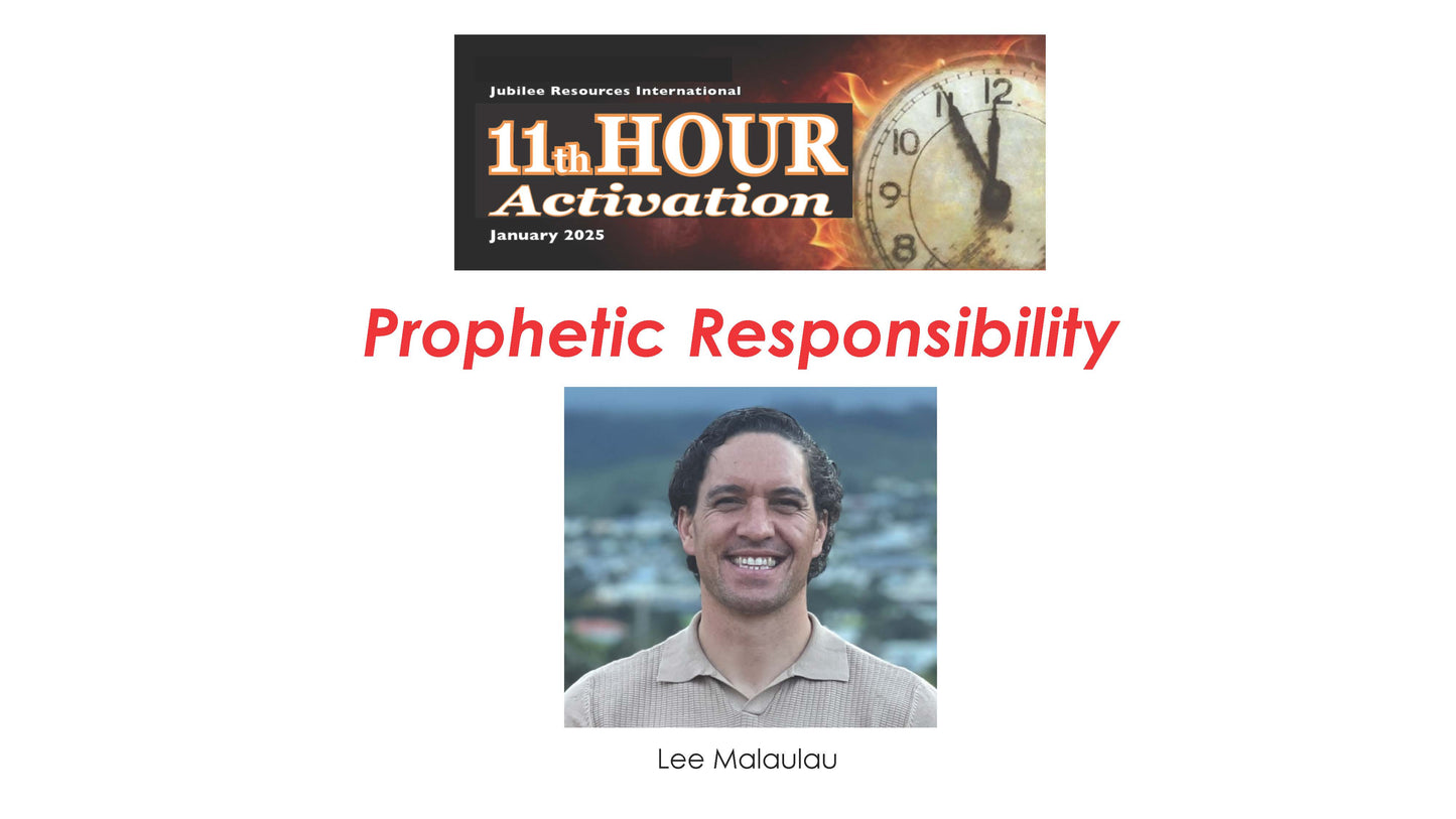Prophetic Responsibility by Lee Malaulau, Downloadable MP4