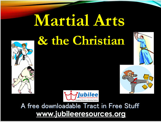 Martial Arts & the Christian Tract