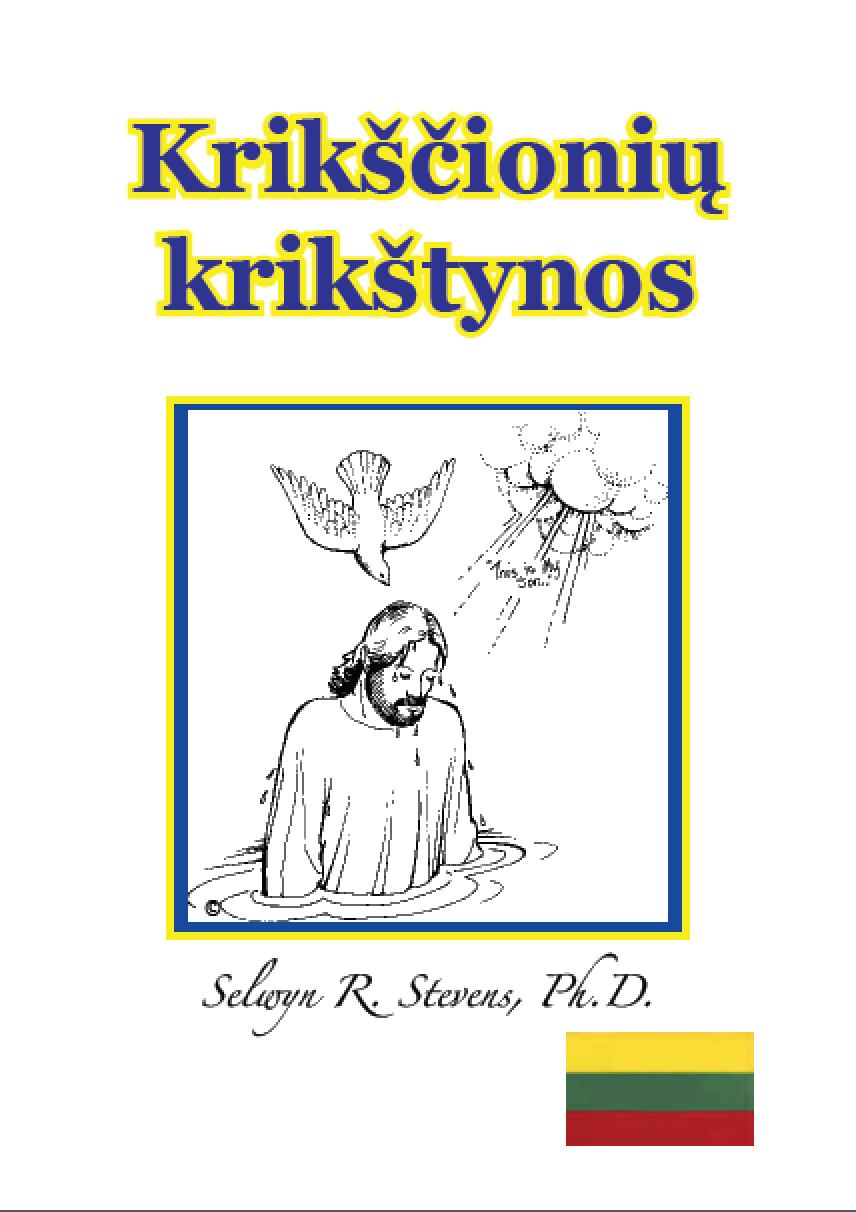 Krikščionių krikštynos - ebooklet in Lithuanian language