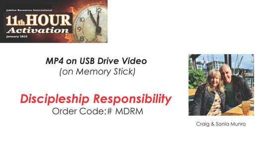 Discipleship Responsibility by Craig & Sonia Munro #MDRM MP4 on USB Drive Video (on Memory Stick)