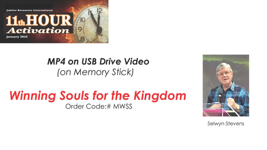 Winning Souls for the Kingdom, by Selwyn Stevens #MWSS MP4 on USB Drive Video (on Memory Stick)