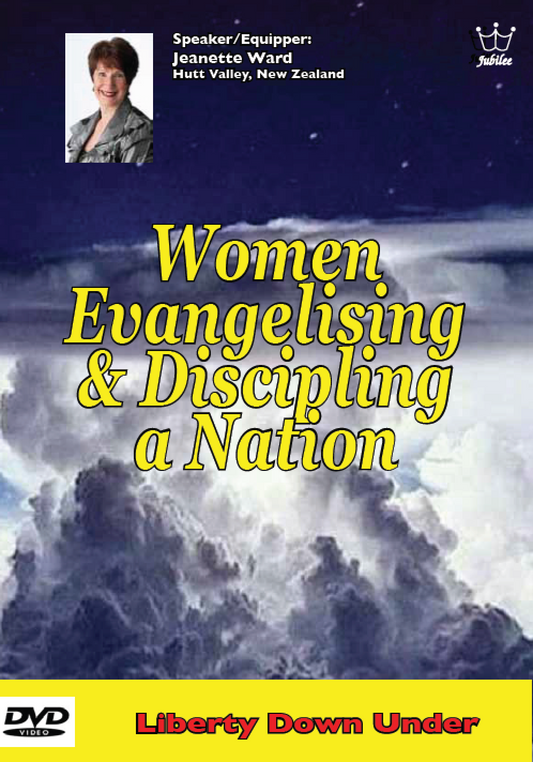 Women Evangelising & Discipling a nation, by Jeanette Ward, DVD # DWEW